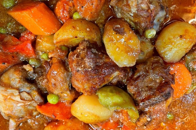Chicken Caldereta.