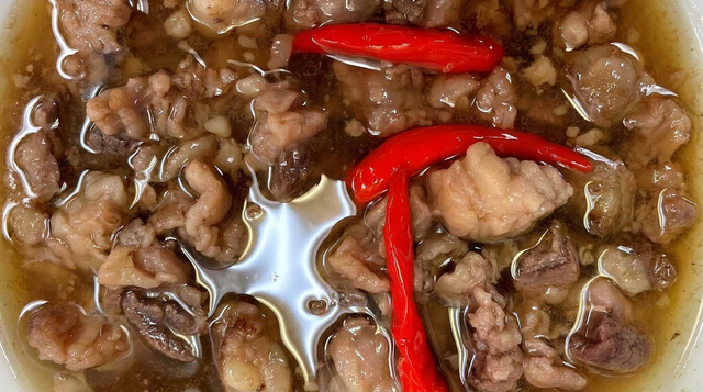 Beef Papaitan.