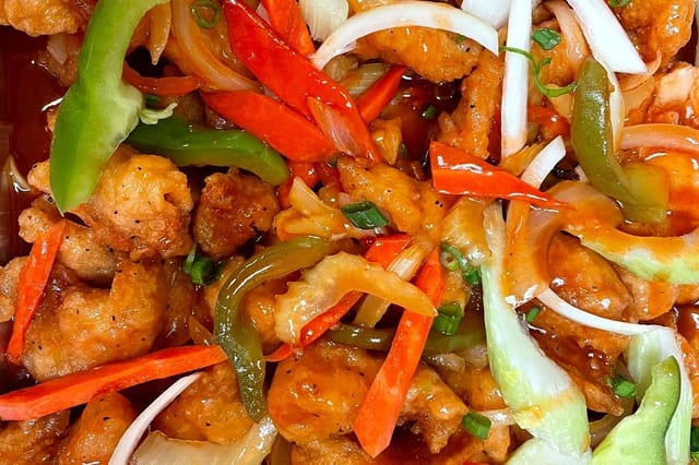 Sweet & Sour Fish.